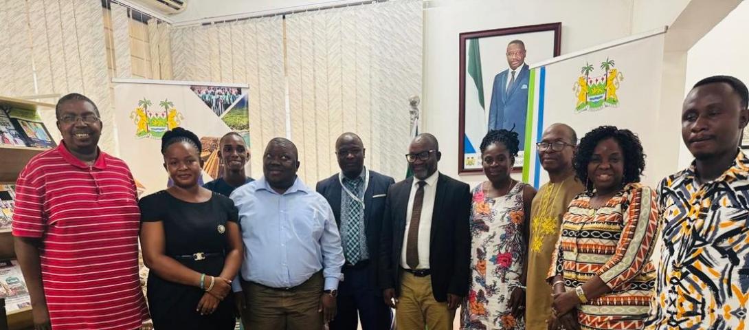 NSTIC, Sierra Leone makes courtesy visit on the Sierra Leone High Commission in Ghana