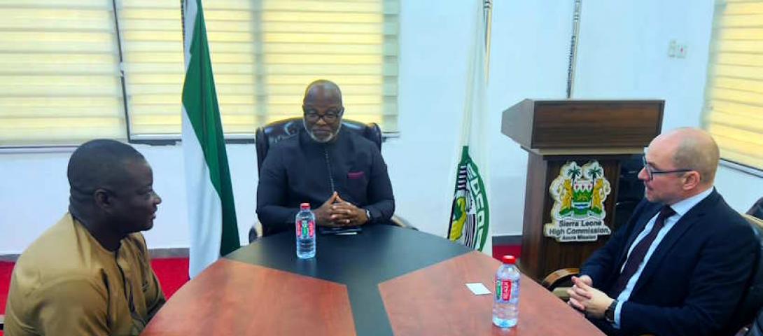 Ambassador of Austria in Ghana meets High Commissioner Kaisamba