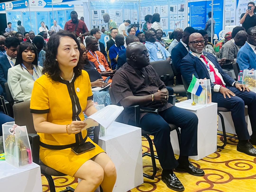 At the 2025 China-West Africa Medical and Health Industry Expo and AI Diagnosis Deployment and Project Cooperation Summit.