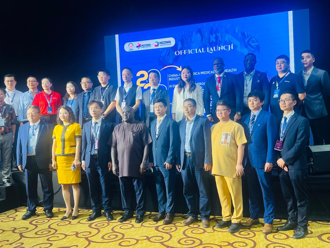 At the 2025 China-West Africa Medical and Health Industry Expo and AI Diagnosis Deployment and Project Cooperation Summit.