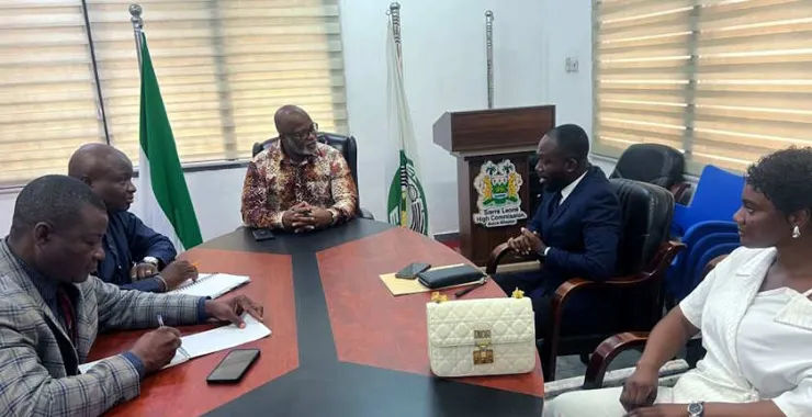 Imperial Communications visits H.E. Kaisamba