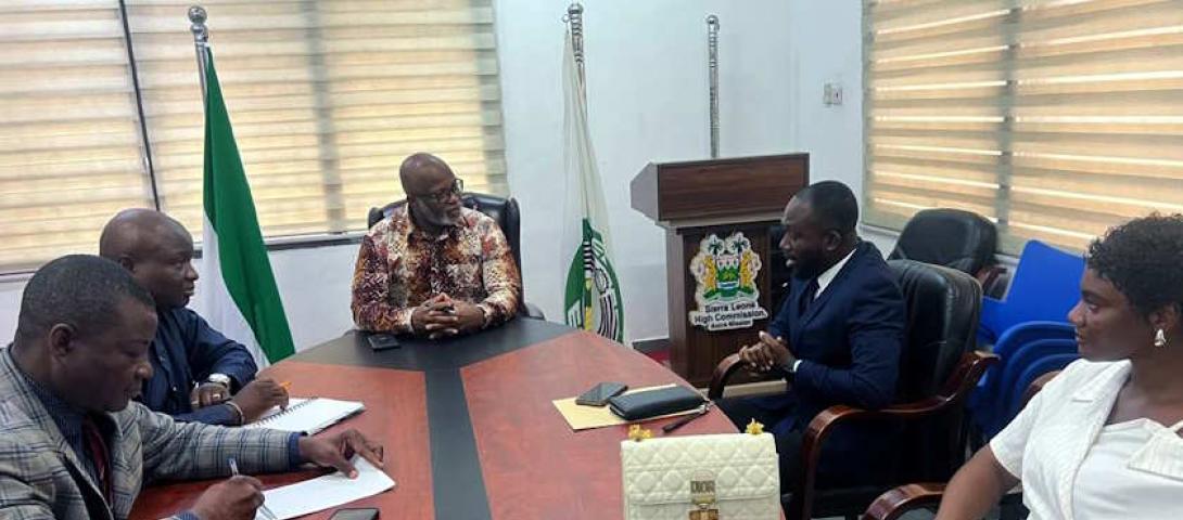 Imperial Communications visits H.E. Kaisamba