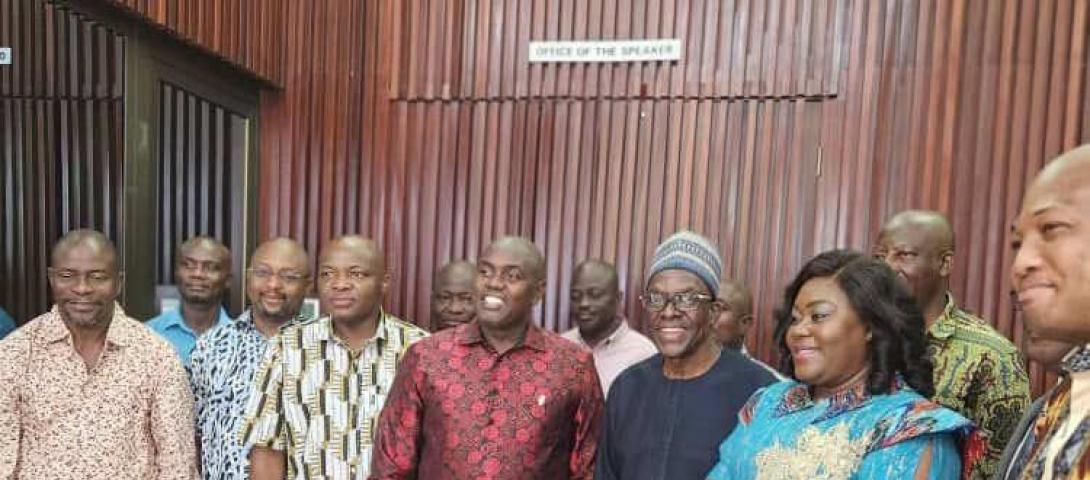 Speaker Segepoh Thomas meets Ghanaian counterpart