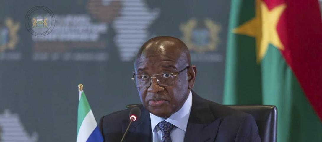 President Julius Maada Bio.